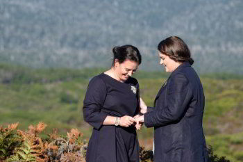 Amy and Kim get married