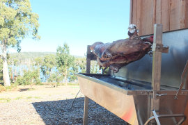 Amy and Kim's wedding at Bruny Island Lodge 2017