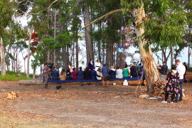 Amy and Kim's wedding at Bruny Island Lodge 2017