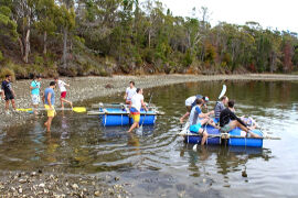 Racing rafts