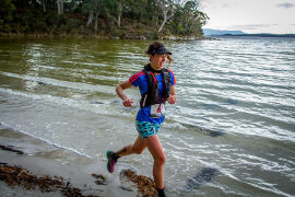 Lisa Barnett the second female finisher